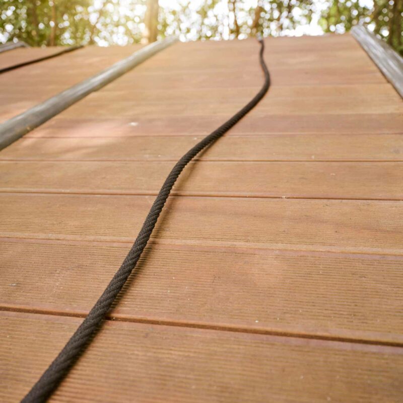 Incline Wall Double - Rope Climbing in beautiful jungle