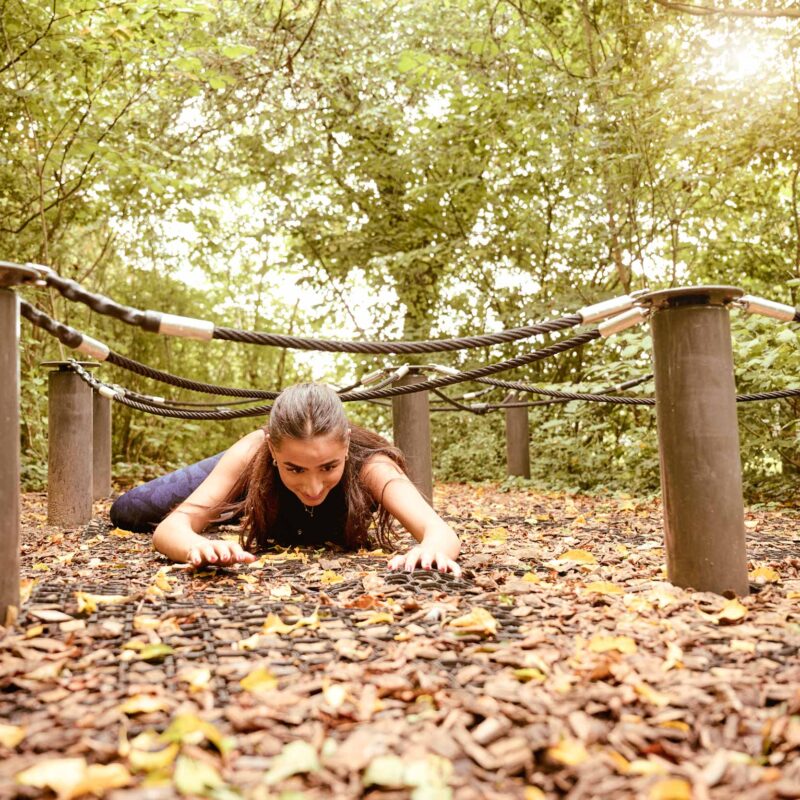 Wire Obstacle Double - Obstacle Course Racing in public parks and green areas