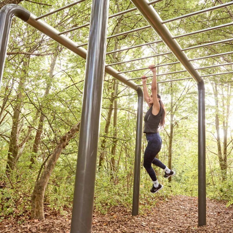 Horizontal Ladder Double - Outdoor obstacles to train for free and without limitations