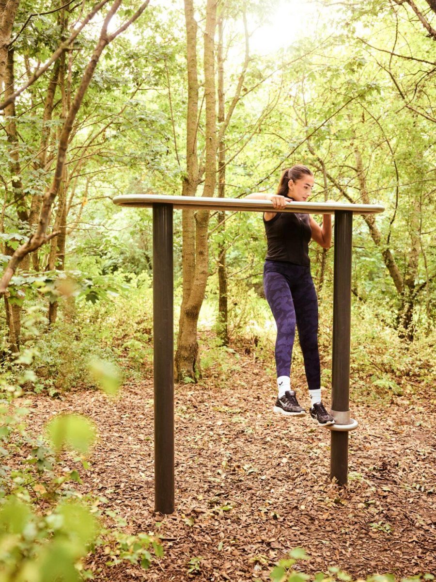 Irish Table suitable for climbing up and over the high platform