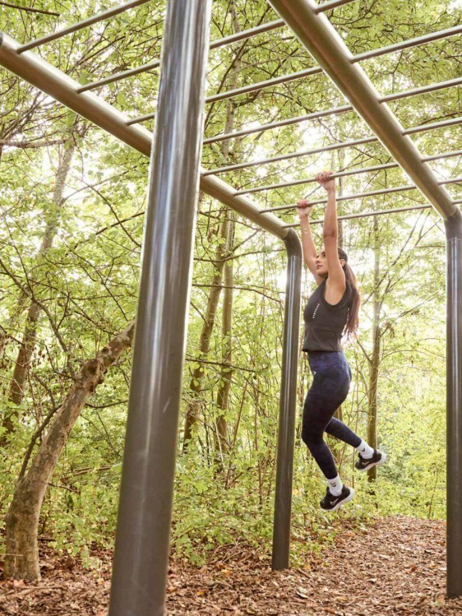 Horizontal Ladder Double - Outdoor obstacles to train for free and without limitations